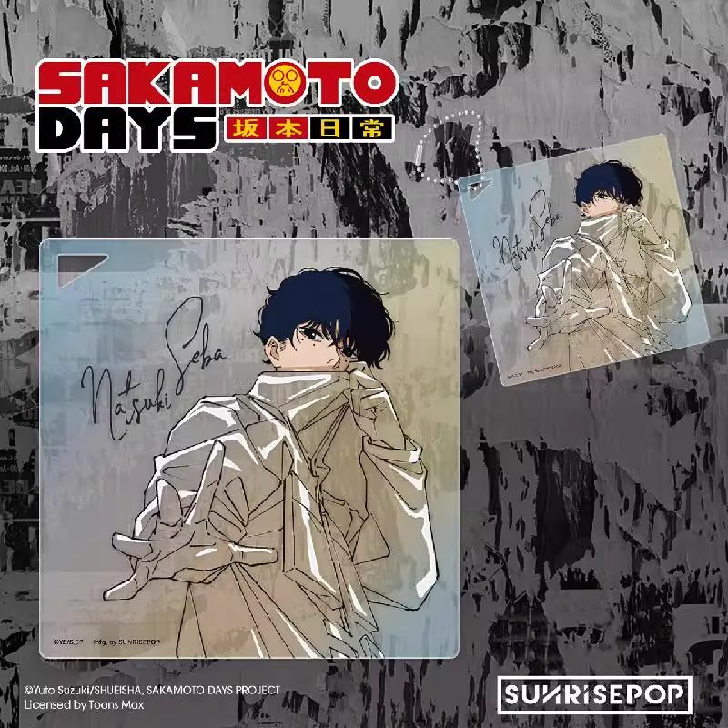 Móc khóa mùa hè Natsuki Seba Rực Rỡ – Sakamoto Days – Chính hãng SUNRISEPOP