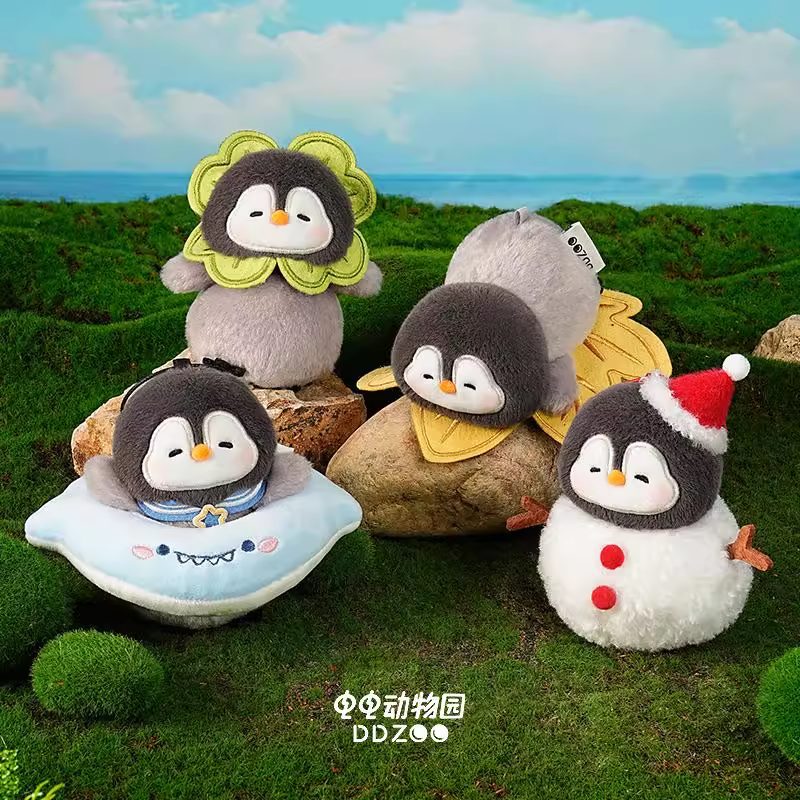 Móc khóa bông Vịt Bốn Mùa Denden Zoo – Chính hãng KKV