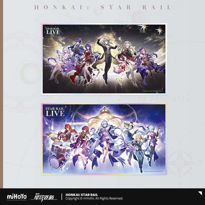 Shikishi PET chủ để LIVE Series – Honkai Star Rail – Chính hãng Mihoyo