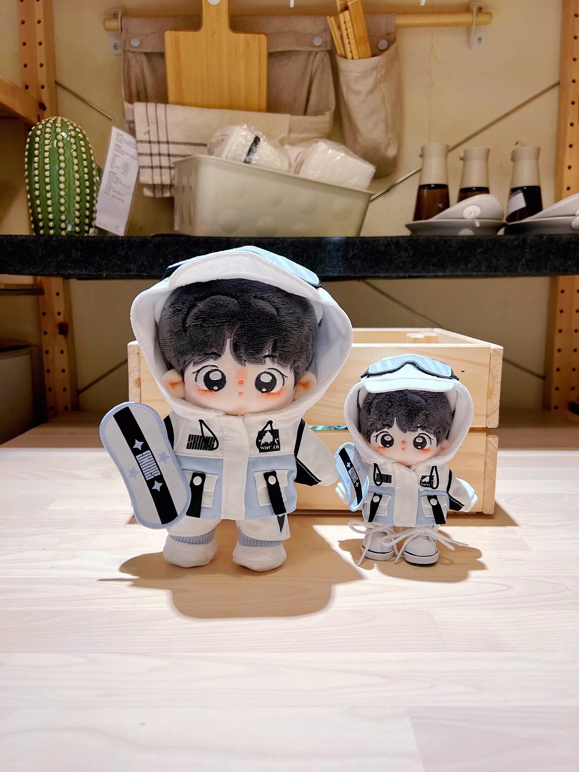 Set trang phục trượt tuyết cho búp bê 10cm / 15cm / 20cm
