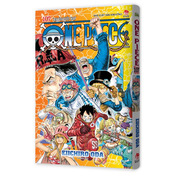 Truyện tranh One Piece – Tập 107 – “Anh Hùng Huyền Thoại” – Bản Bìa Áo – Kim Đồng