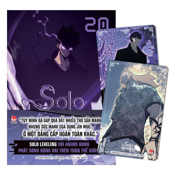 Truyện tranh Solo Leveling – Tôi Thăng Cấp Một Mình – Tập 20 – Tặng Kèm Obi + 2 PVC Card – Kim Đồng