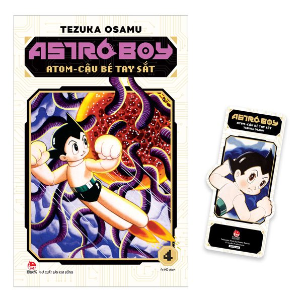 Truyện tranh Astro Boy – Atom Cậu Bé Tay Sắt – Tập 4 – Tặng Kèm Bookmark – Kim Đồng