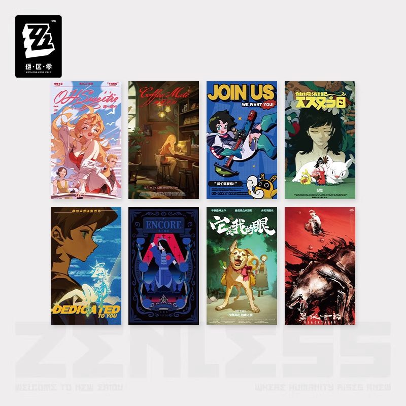 Poster bộ sưu tập loạt video dòng RandomPlay vol.2 – Zenless Zone Zero – Chính hãng Mihoyo