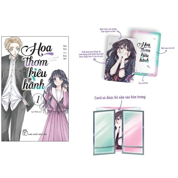 Truyện tranh Hoa Thơm Kiêu Hãnh – Tập 1 – Tặng Kèm Bìa Rời Cán Bóng + Card “Hoa Nở” + Thiệp Giấy “Cửa Sổ Phía Bên Kia”
