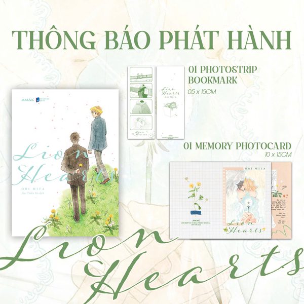 Truyện Lion Hearts – Tặng Kèm Photostrip Bookmark + Memory Photocard – Dân Trí