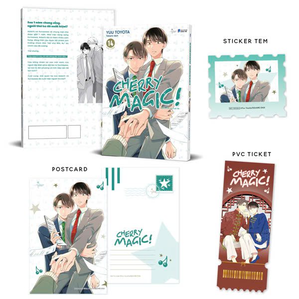Truyện Cherry Magic – Tập 14 – Bản Đặc Biệt – Tặng Kèm Sticker Tem + Ticket PVC + Postcard 2 Mặt Bồi Cứng – Dân Trí