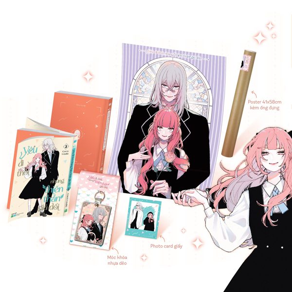Truyện tranh Yêu Đi Thôi Những Thiên Thần Giả Dối – Tập 2 – Bản Sưu Tầm – Tặng Kèm Photocard + Keychain + Poster – Hà Nội