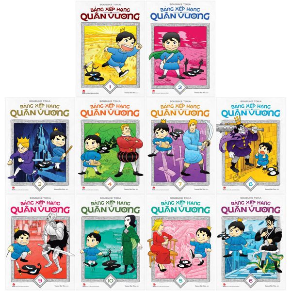 Truyện tranh Combo Manga – Bảng Xếp Hạng Quân Vương: Tập 1 – Tập 10 (Bộ 10 Tập) – Kim Đồng