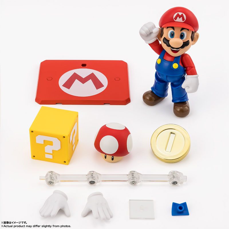 S.H.Figuarts Mario – Super Mario – Chính hãng Bandai Spirits