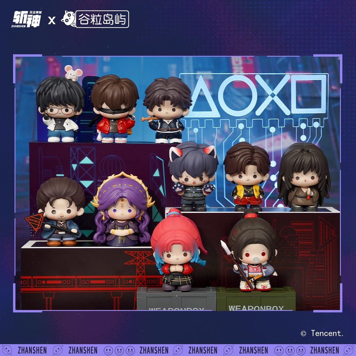 Mô hình chibi Trảm Thần: Phàm Trần Thần Vực – Chính hãng Tencent