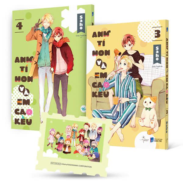 Truyện tranh Manga – Anh Tí Hon Và Em Cao Kều – Tập 3 + Tập 4 (Bộ 2 Tập) – Tặng Kèm Sticker Tem – Dân Trí