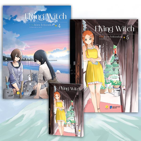 Truyện tranh Manga – Flying Witch – Tập 4 + Tập 5 (Bộ 2 Tập) – Bản Đặc Biệt – Tặng Kèm Postcard Bồi Cứng – Dân Trí