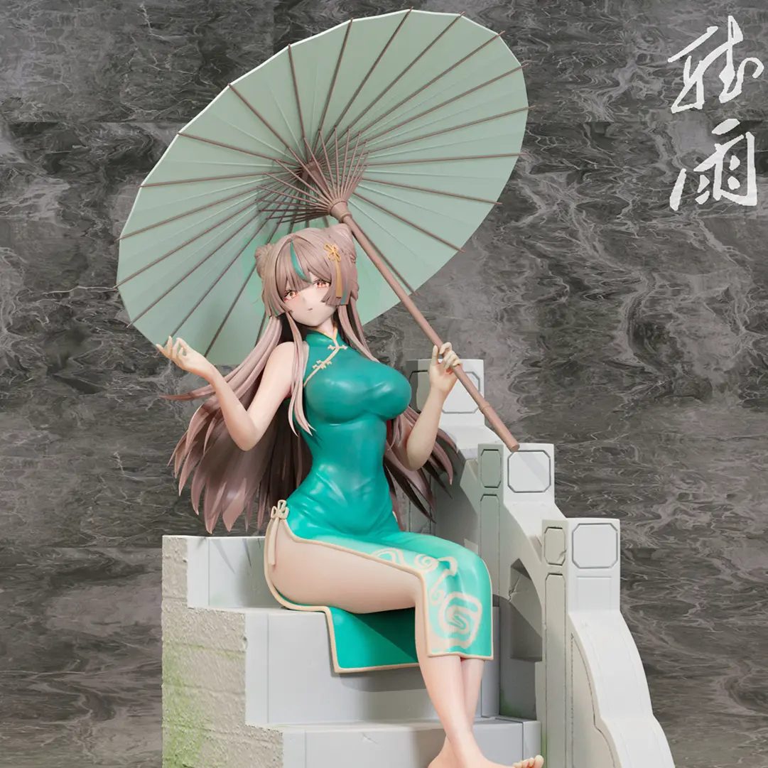 Cô nàng Trung Hoa chủ đề Tiếng Mưa – Original Character – Chính hãng Yunyiyun