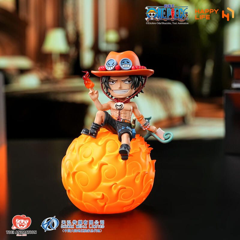 Đèn ngủ mini nhân vật Portgas D. Ace chủ đề Trái Ác Quỷ – One Piece – Chính hãng Jimei Palace