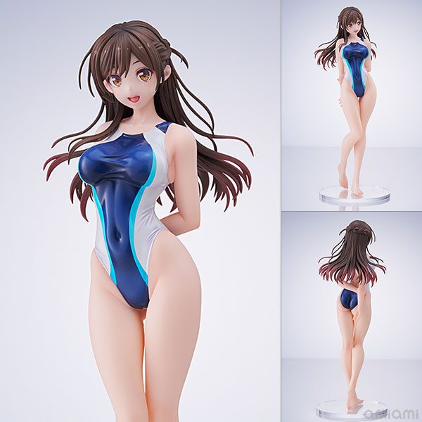 Chizuru Mizuhara Light Blue Line Competition Swimsuit Ver. 1/7 – Rent-A-Girlfriend – Chính hãng Amakuni