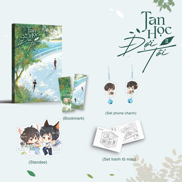 Truyện Tan Học Đợi Tôi – Tập 2 – Bản Đặc Biệt – Tặng Kèm Bookmark + Set 2 Tranh Lineart Tô Màu + Set Phone Charm + Standee – Dân Trí