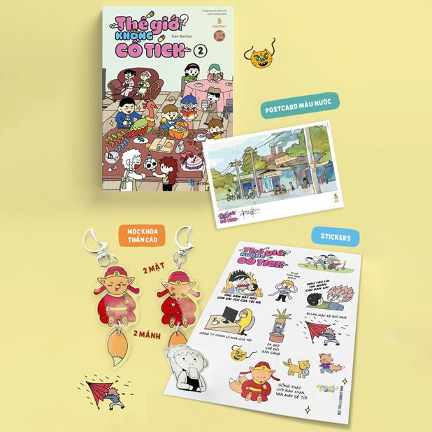 Truyện tranh Thế Giới Không Cổ Tích – Tập 2 – Bản Đặc Biệt – Tặng Kèm Postcard Màu Nước + Móc Khóa Thần Cáo + Sticker – CÔNG TY TNHH TỦ SÁCH CỦA CÁO