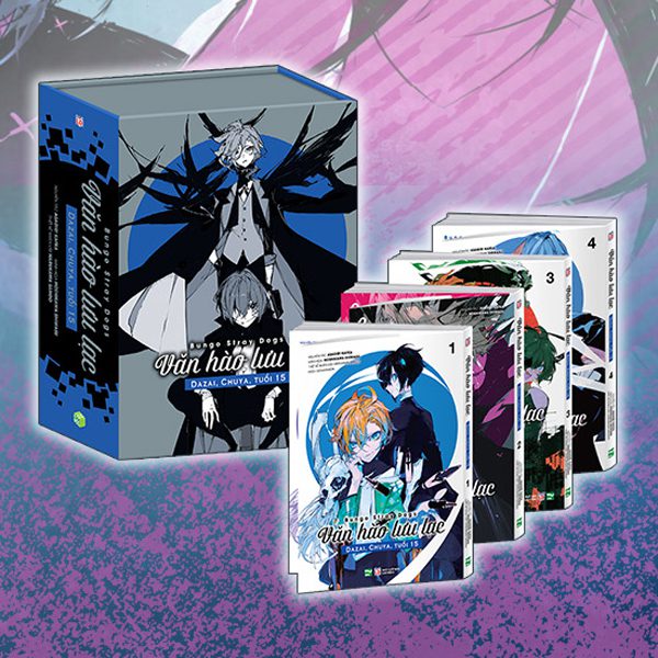 Truyện tranh Boxset Manga Văn Hào Lưu Lạc – Dazai, Chuya, Tuổi 15 (Hộp 4 Tập) – Lao Động