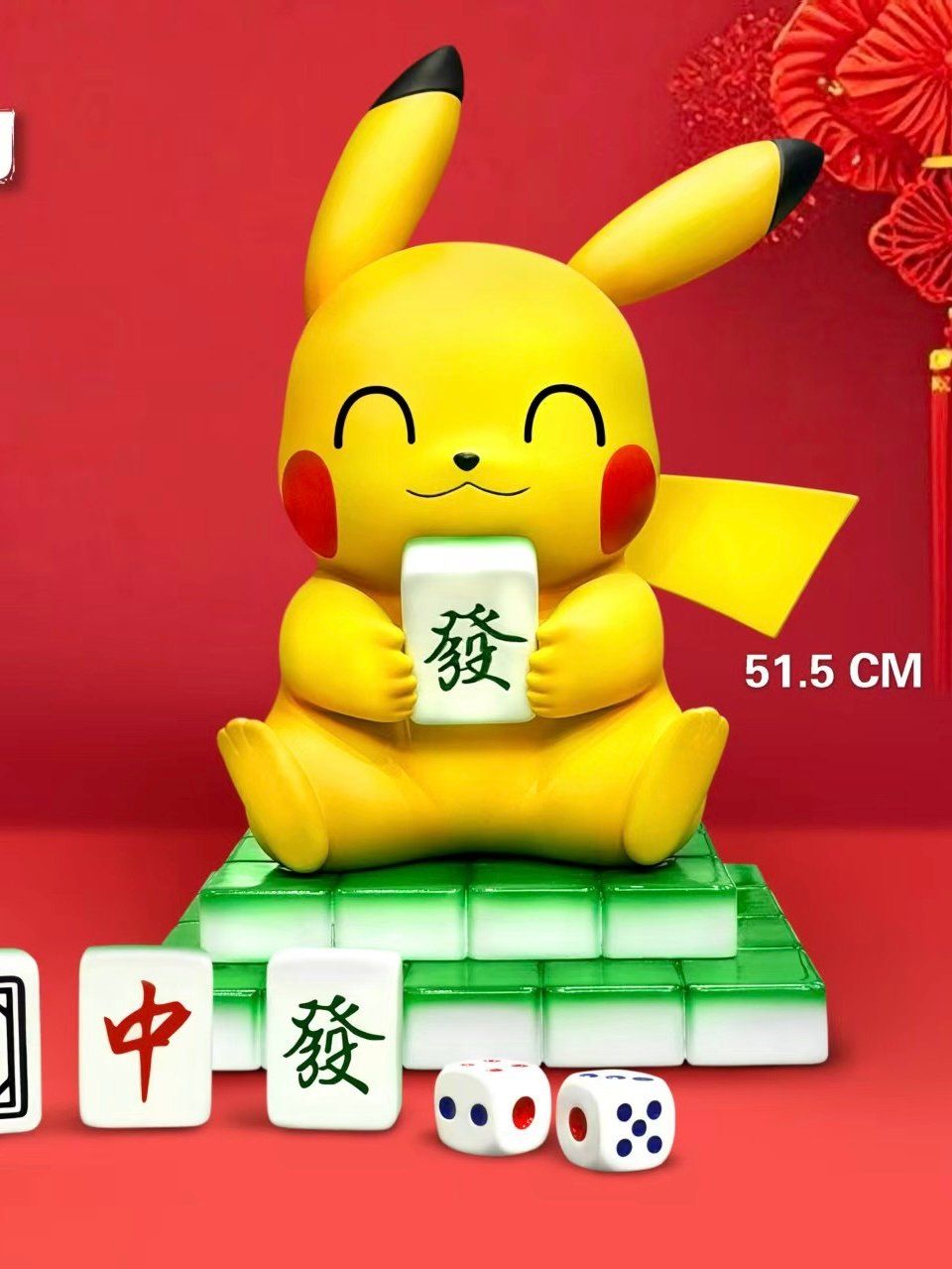 Pikachu playing Mahjong – Pokemon – EGG Studio