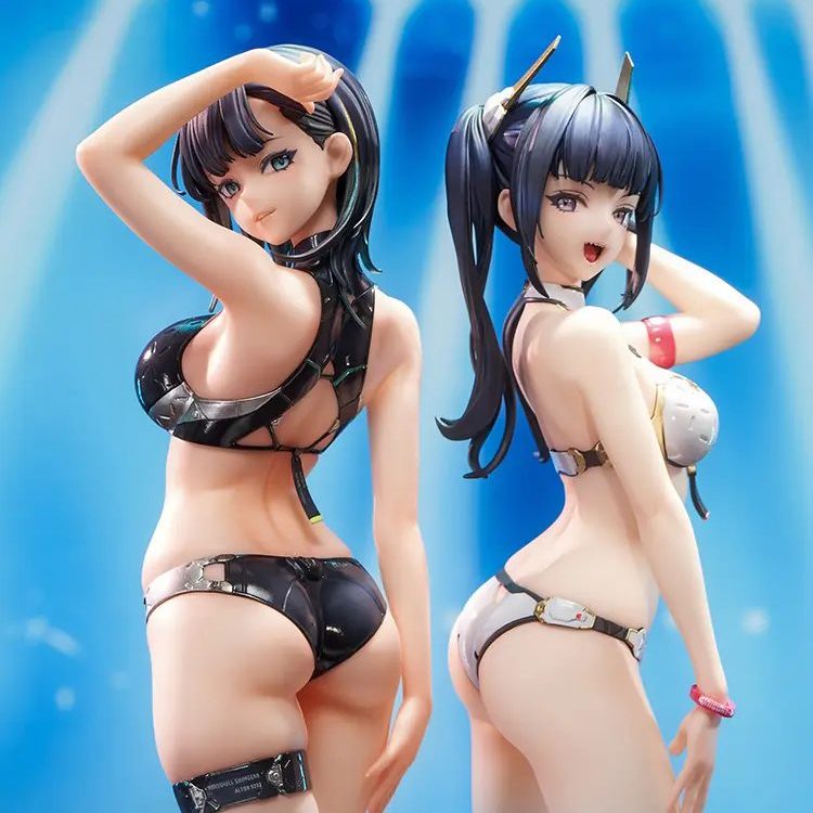 OC Baiyang Wanzi & Kanno Ao 1/6 chủ đề Hard-type Swimsuit Girl – Chính hãng SSR FIGURE