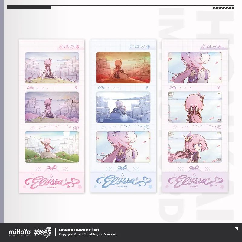 Bộ thẻ sưu tầm mô phỏng phim ảnh chủ đề Dreamcatcher Journey – Honkai Impact 3rd – Chính hãng Mihoyo