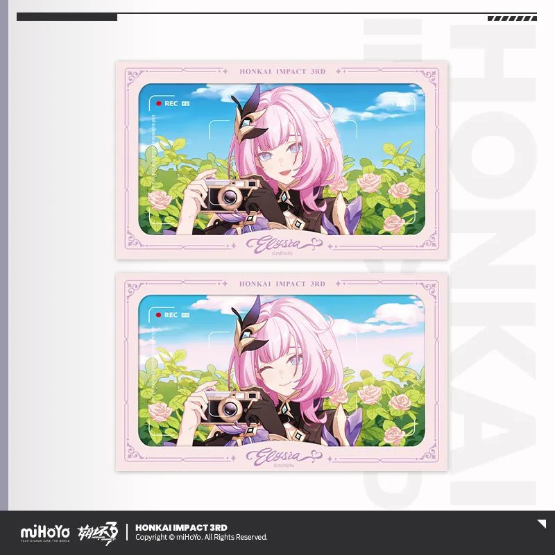 Thẻ lenticular kèm kẹp giấy chủ đề Dreamcatcher Journey – Honkai Impact 3rd – Chính hãng Mihoyo