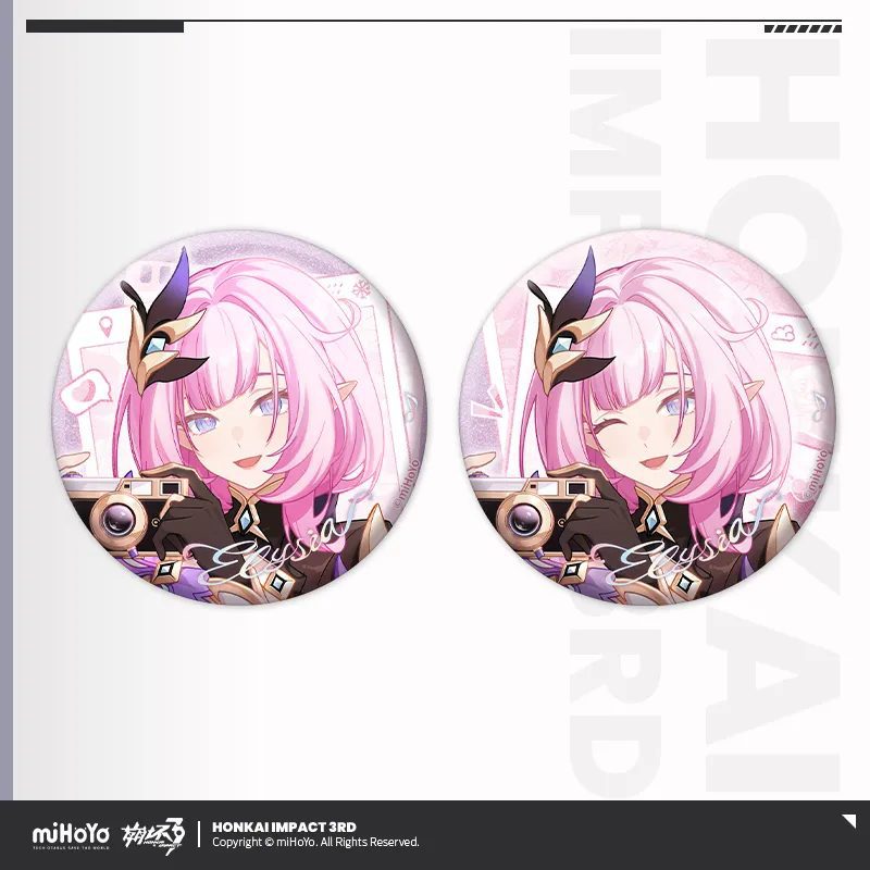Bộ huy hiệu kim loại chủ đề Dreamcatcher Journey – Honkai Impact 3rd – Chính hãng Mihoyo