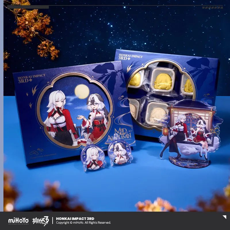 Hộp quà Trung Thu 2025 chủ đề Đoàn Viên Dưới Ánh Trăng – Honkai Impact 3rd – Chính hãng Mihoyo