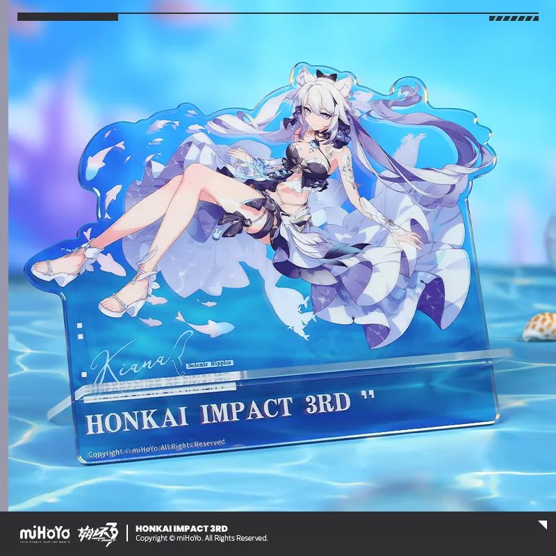 Giá đỡ điện thoại acrylic Kiana chủ đề Luật Giả Chung Cuộc – Honkai Impact 3rd – Chính hãng Mihoyo