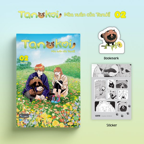 Truyện tranh Tanukoi – Mùa Xuân Của Tanuki – Tập 2 – Tặng Kèm Bookmark Bồi Cứng + Sticker – Hà Nội
