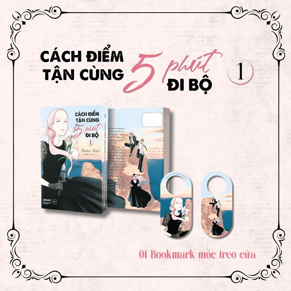 Truyện tranh Cách Điểm Tận Cùng 5 Phút Đi Bộ – Tập 1 – Tặng Kèm Bookmark Móc Treo Cửa – Dân Trí