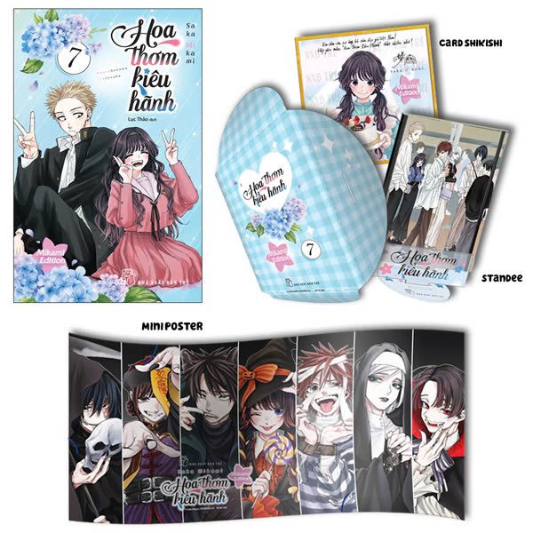 Truyện tranh Hoa Thơm Kiêu Hãnh – Tập 7 – Mikami Edition – Tặng Kèm Card Shikishi + Standee Mica + Mini Poster + Bao Đựng Quà – Trẻ