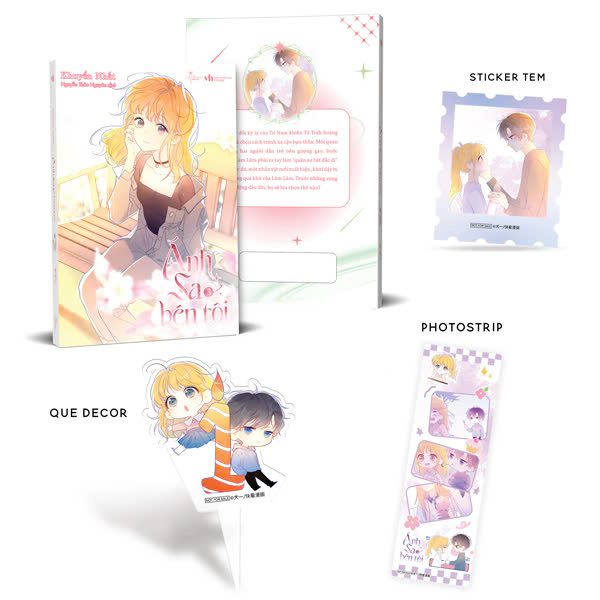 Truyện tranh Ánh Sao Bên Tôi – Tập 3 – Bản Đặc Biệt – Tặng Kèm Sticker Tem + Photostrip PVC + Que Check-In Acrylic – Văn Học