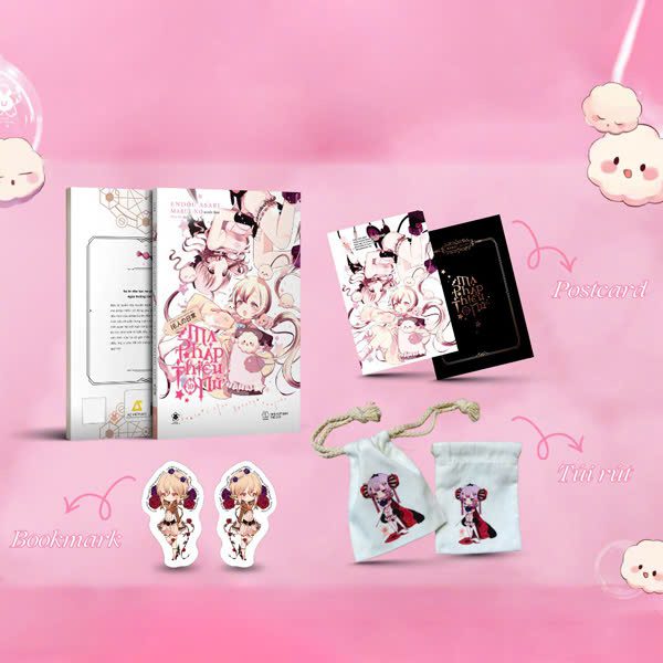 Light novel Ma Pháp Thiếu Nữ – Tập 10 – Bản Đặc Biệt – Tặng Kèm 2 Bookmark Bồi Cứng Chibi Nhân Vật + 1 Postcard Bồi Cứng + 1 Túi Vải In Hình Chibi Nhân Vật – Phụ Nữ Việt Nam