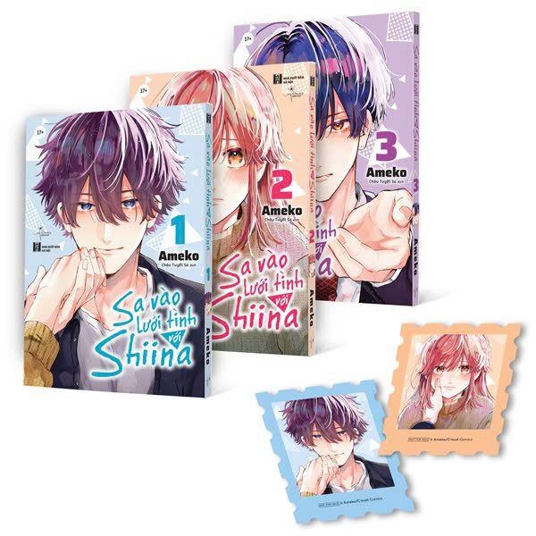 Truyện Bộ Manga – Sa Vào Lưới Tình Với Shiina: Tập 1 – 3 (Bộ 3 Tập) – Tặng Kèm 2 Sticker Tem – Hà Nội