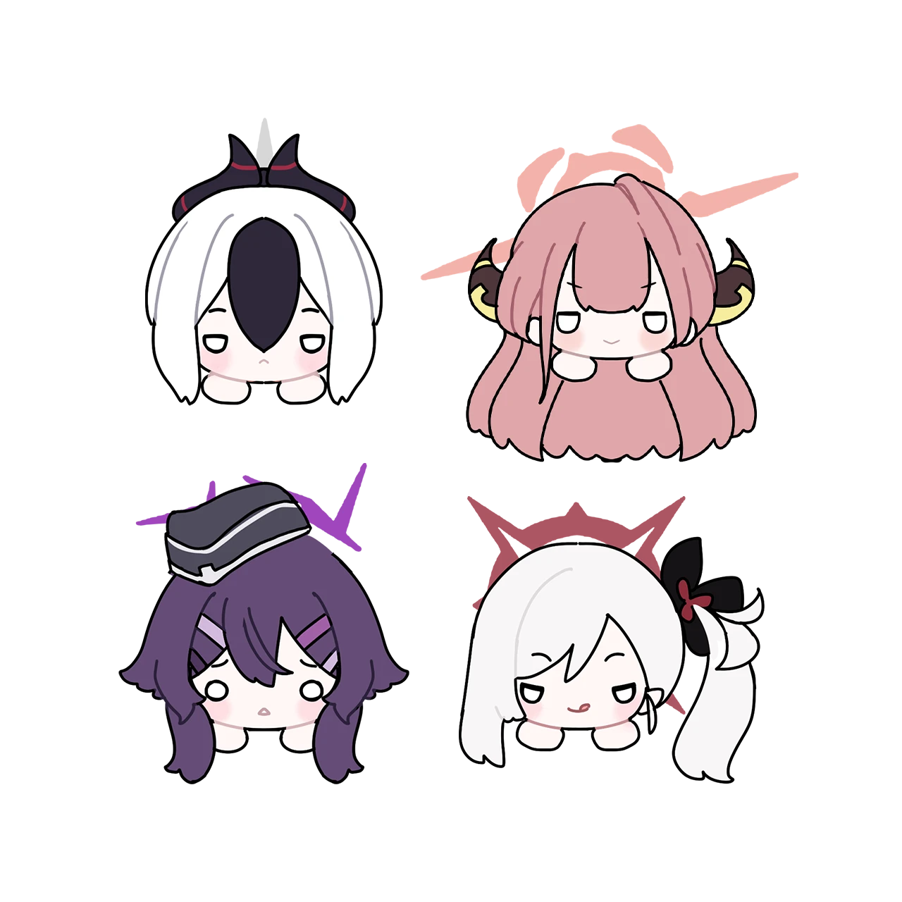 Móc khóa bông Văn phòng Dịch vụ 68 – Chính hãng Blue Archive