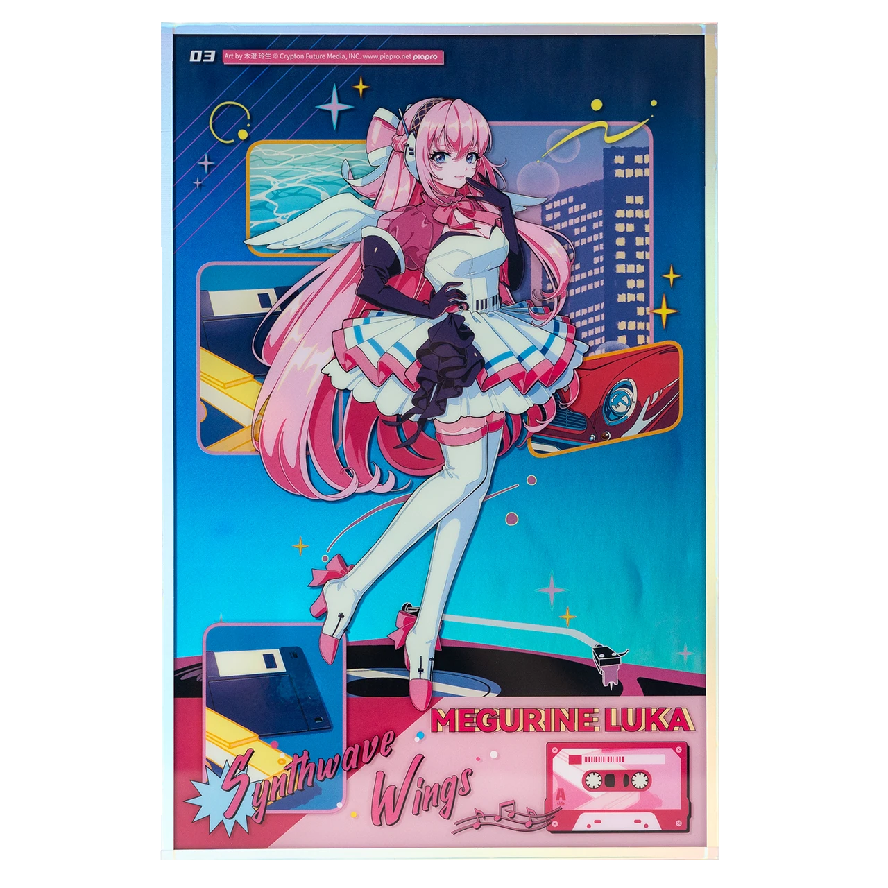 Shikishi Hatsune Miku chủ đề Làn Sóng Tổng Hợp – Chính hãng Moeyu