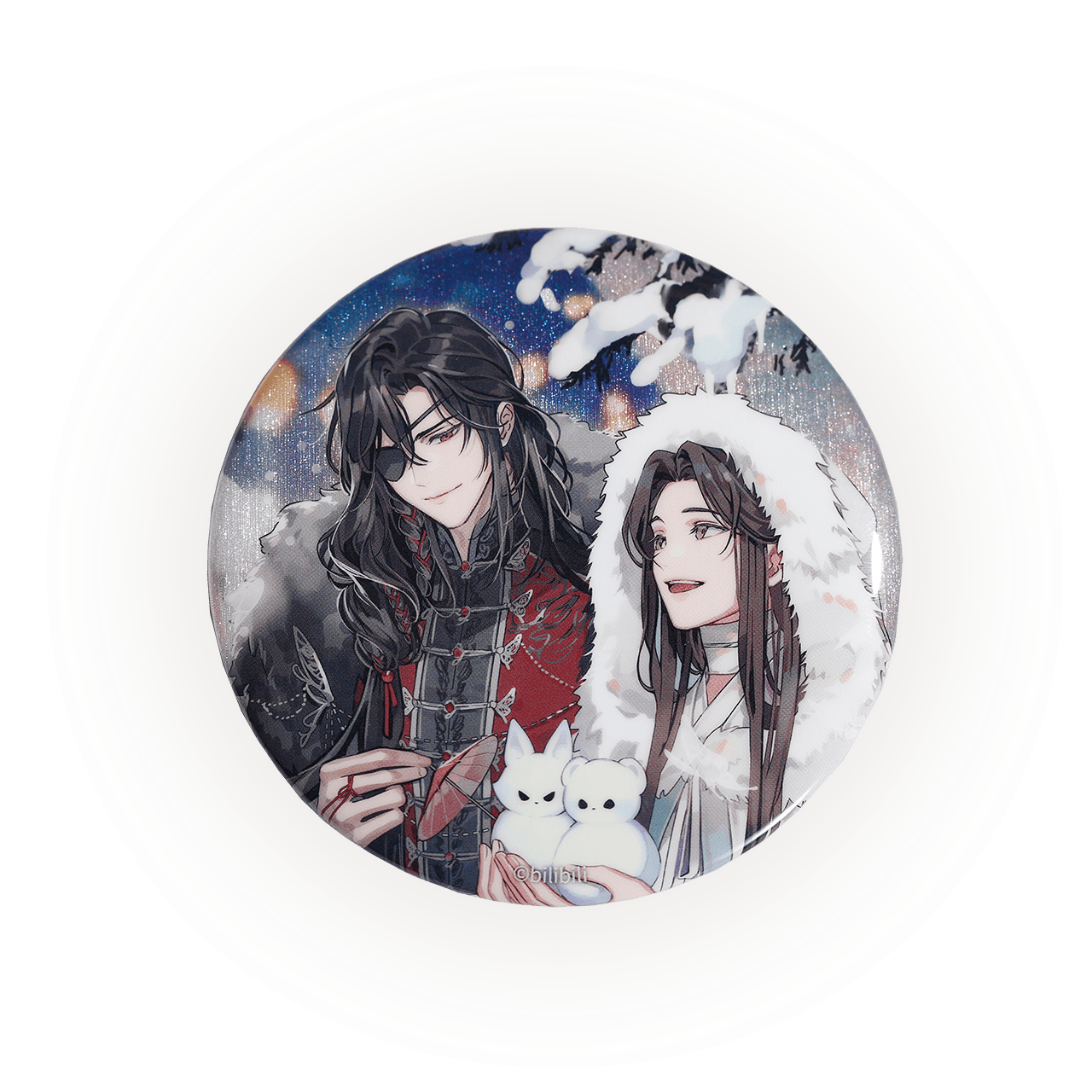 Huy hiệu Thiên Quan Tứ Phúc Anime chủ đề Tuyết mới giữa sân – Chính hãng BEMOE