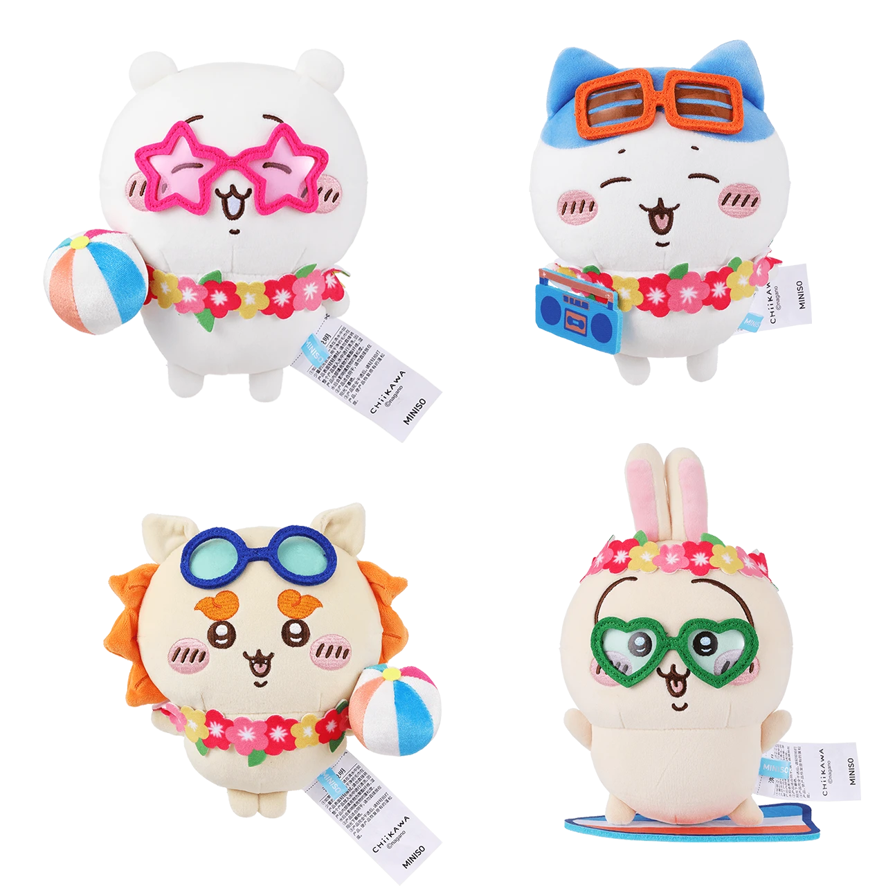 Móc khóa bông Chiikawa Summer Season – Chính hãng MINISO