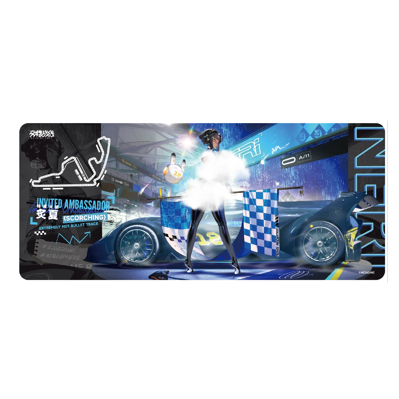 Lót chuột Diabolos chủ đề Vết Đạn Rực Lửa –  Chính hãng Cross Core