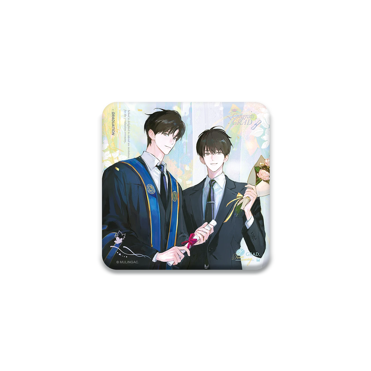 Huy hiệu vuông tốt nghiệp  Mỗ Mỗ – Chính hãng MULINGAC