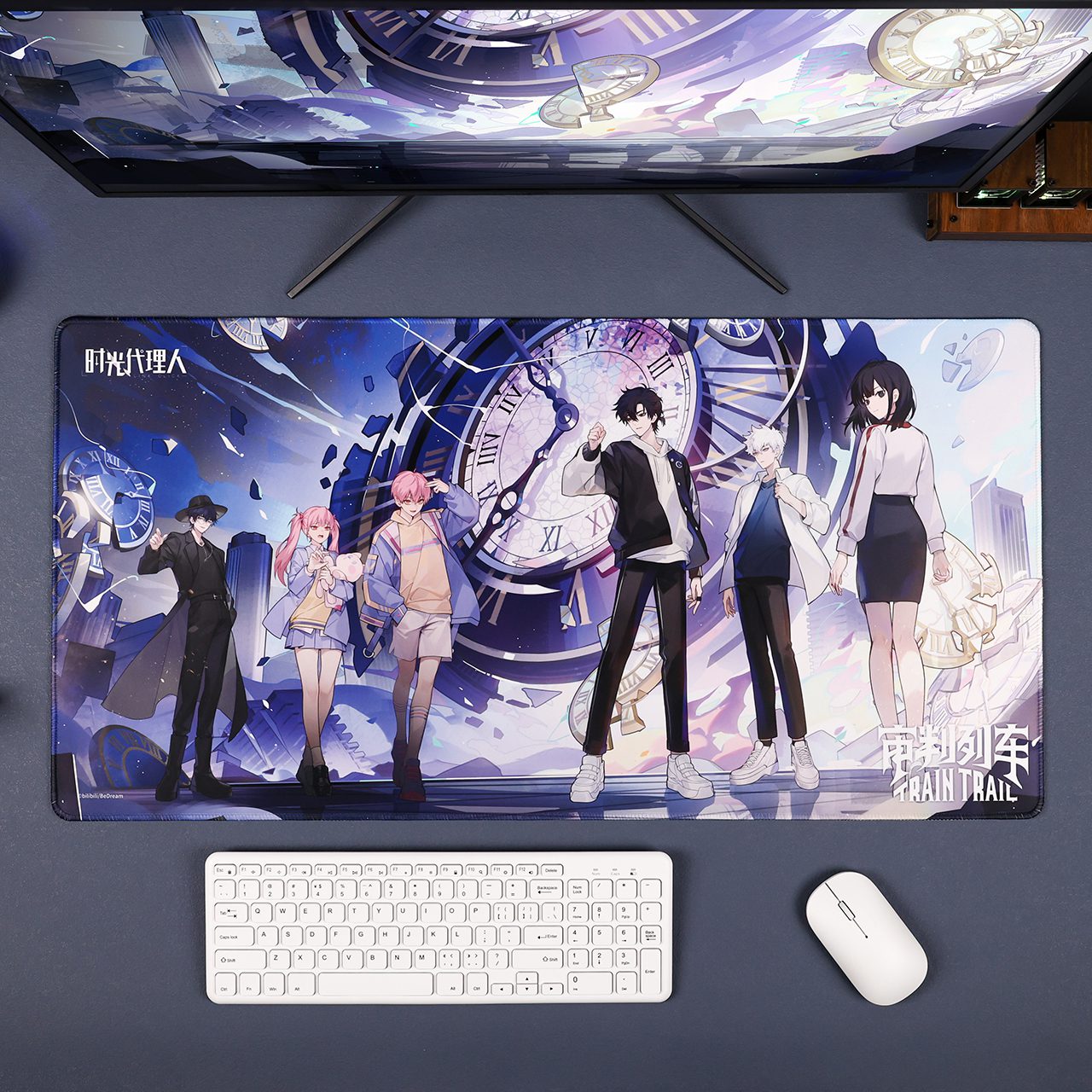 Lót chuột Link Click chủ đề Con Tàu Phán Quyết series Surprising Click – Chính hãng Bilibili Goods