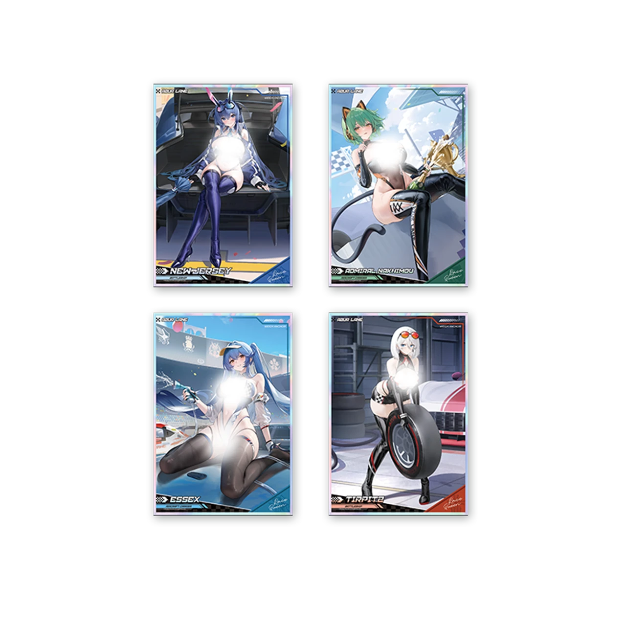 Shikishi Azur Lane chủ đề Racing Girl – Chính hãng BilibiliGoods