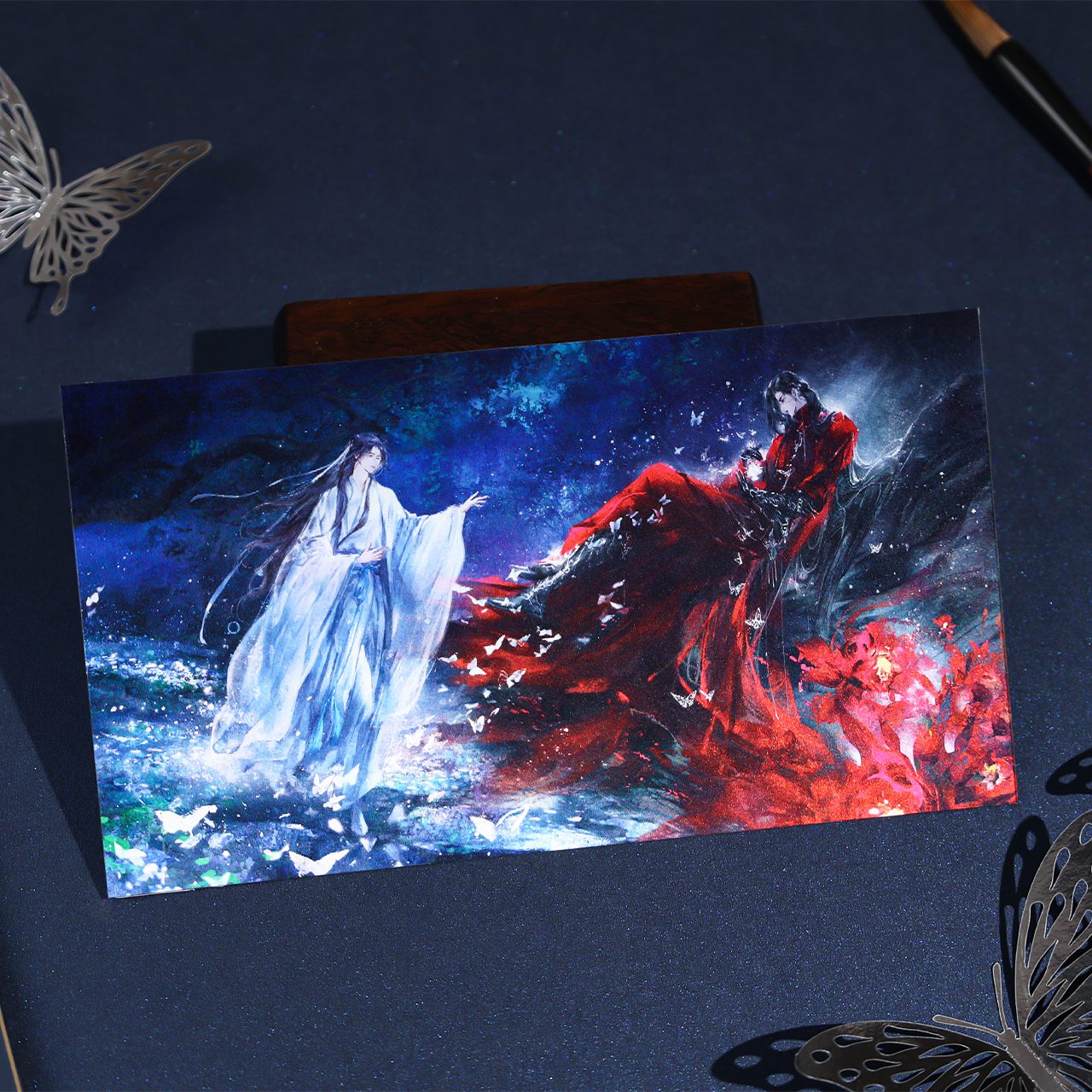 Card lenticular Thiên Quan Tứ Phúc chủ đề Tinh Sương Nhẫm Nhiễm – Chính hãng Bilibili Goods