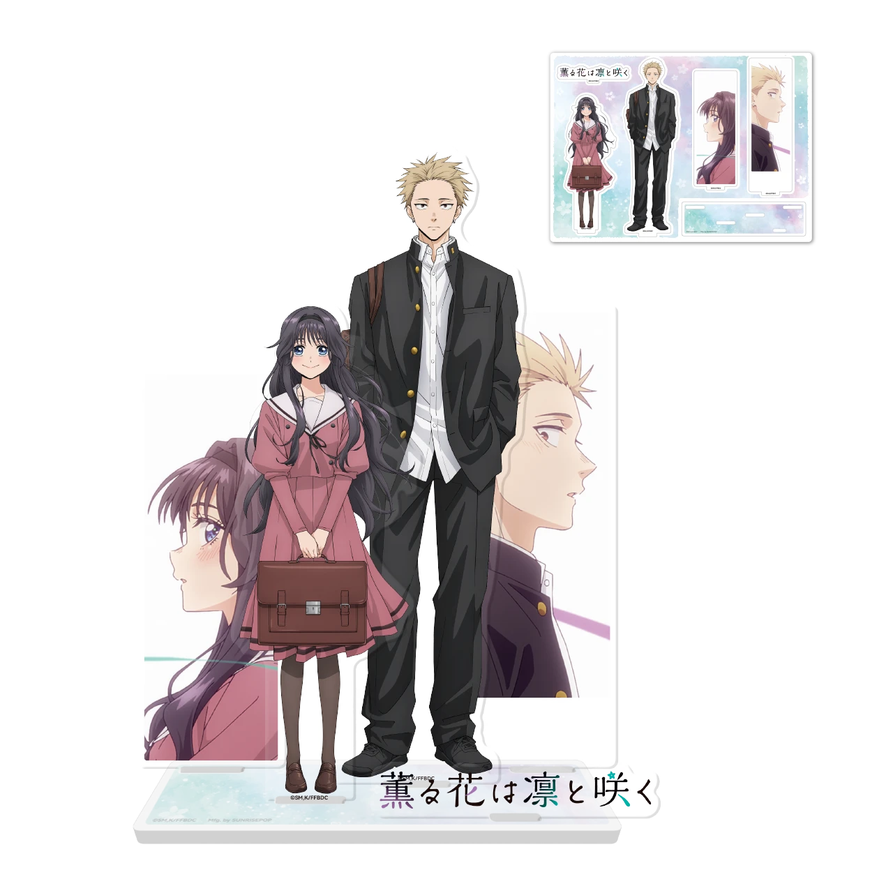 Standee nhân vật Kaoruko & Rintaro – Hoa Thơm Kiêu Hãnh – Chính hãng SUNRISE POP