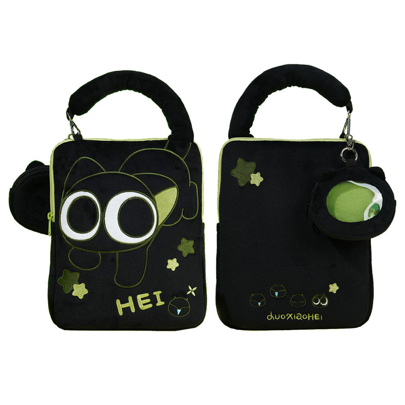 Túi đựng máy tính bảng phiên bản La Tiểu Hắc Chiến Ký kích thước 11 inch, tương thích với Apple iPad Pro2024/Air5/6 Huawei MatePad Pro – Chính hãng GEEKSHARE