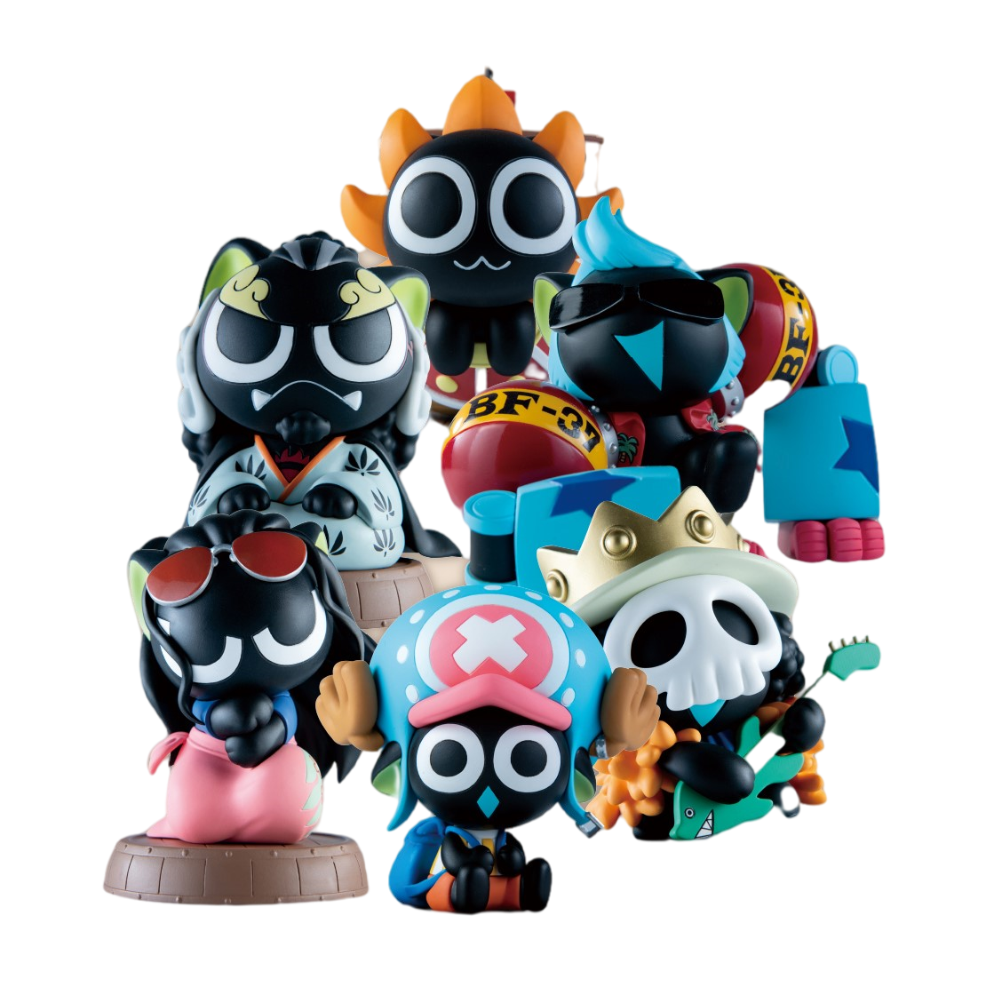 Sản phẩm hợp tác One Piece x La Tiểu Hắc Chiến Ký Ver.2 – Chính hãng 万代’