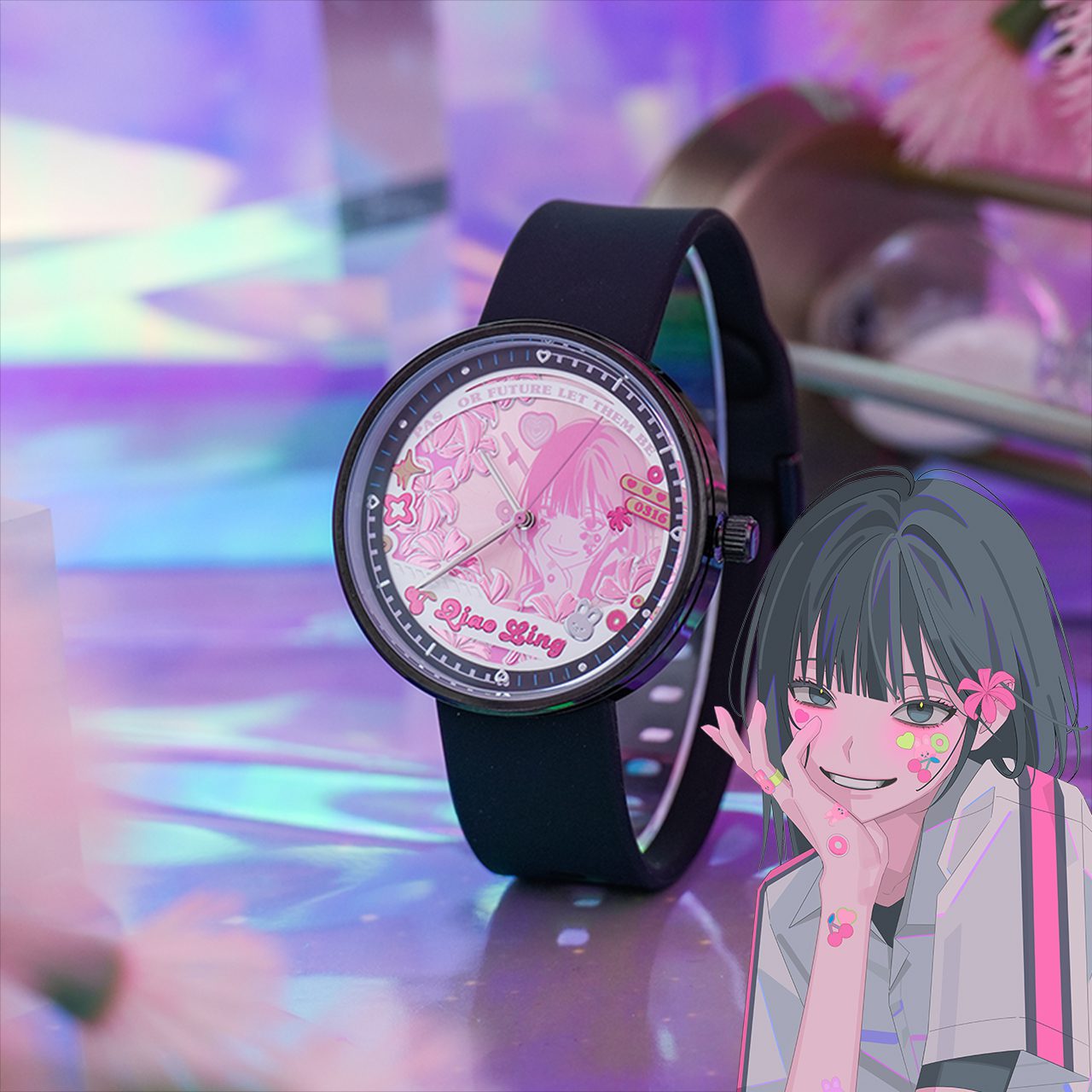 Đồng hồ thạch anh nhiểu lớp Kiều Linh chủ đề Ngày rực rỡ – Link Click – Chính hãng Xingyunshi