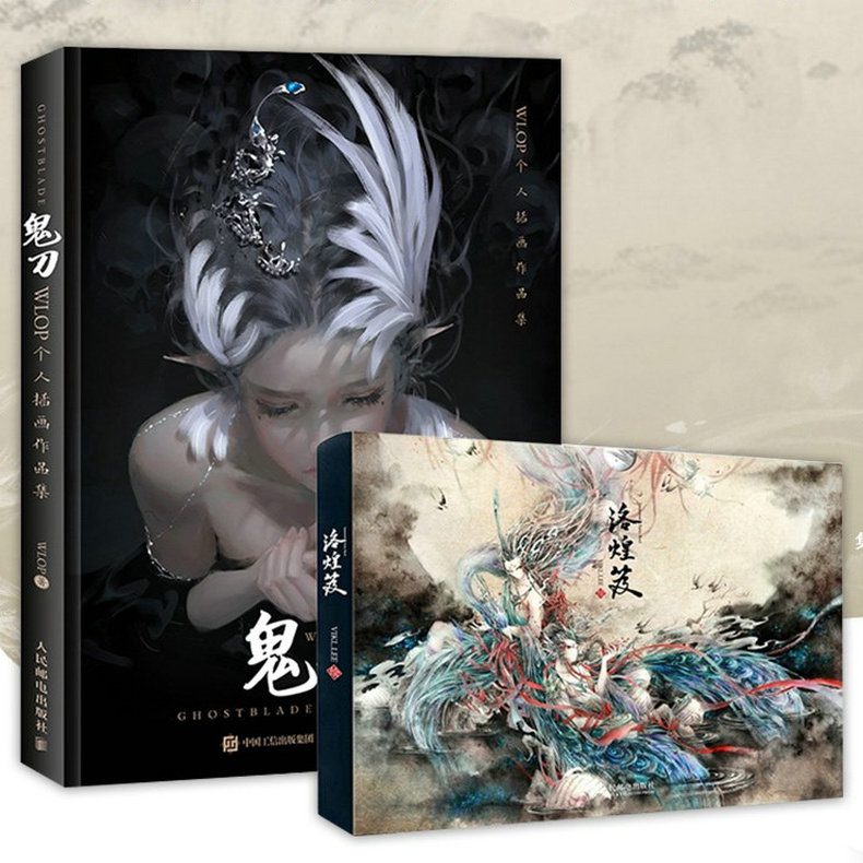 Tuyển tập tranh minh họa cá nhân WLOP + Artbook Lạc Hoàng Cấp – Ghost Blade – Chính hãng Xuanji Tech